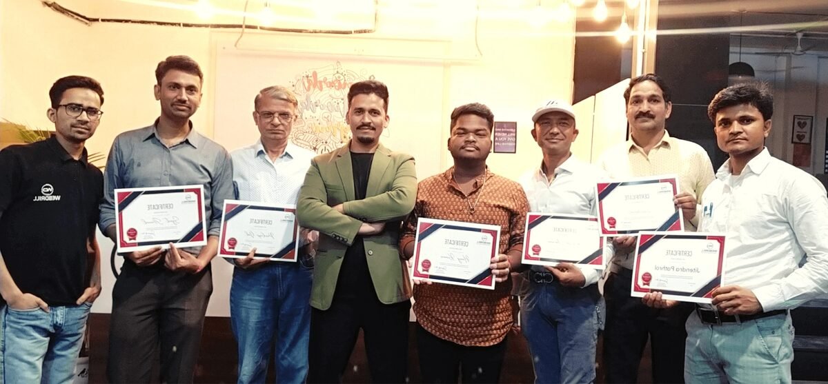 Certificate distribution after workshop